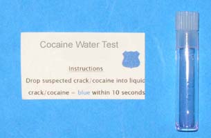 Cocaine Water Identification Kit